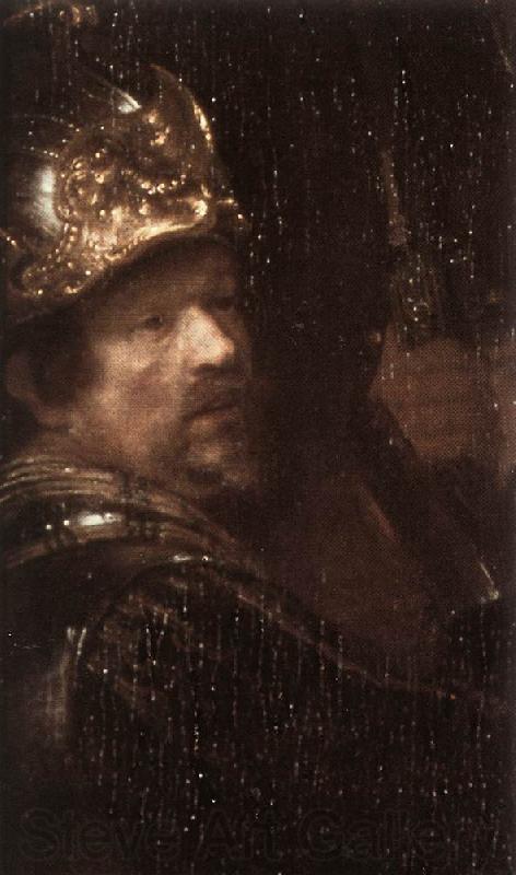 REMBRANDT Harmenszoon van Rijn The Nightwatch (detail)  HG Norge oil painting art